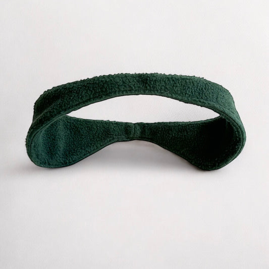 Fleece Ear Warmer Headband - Hunter Green