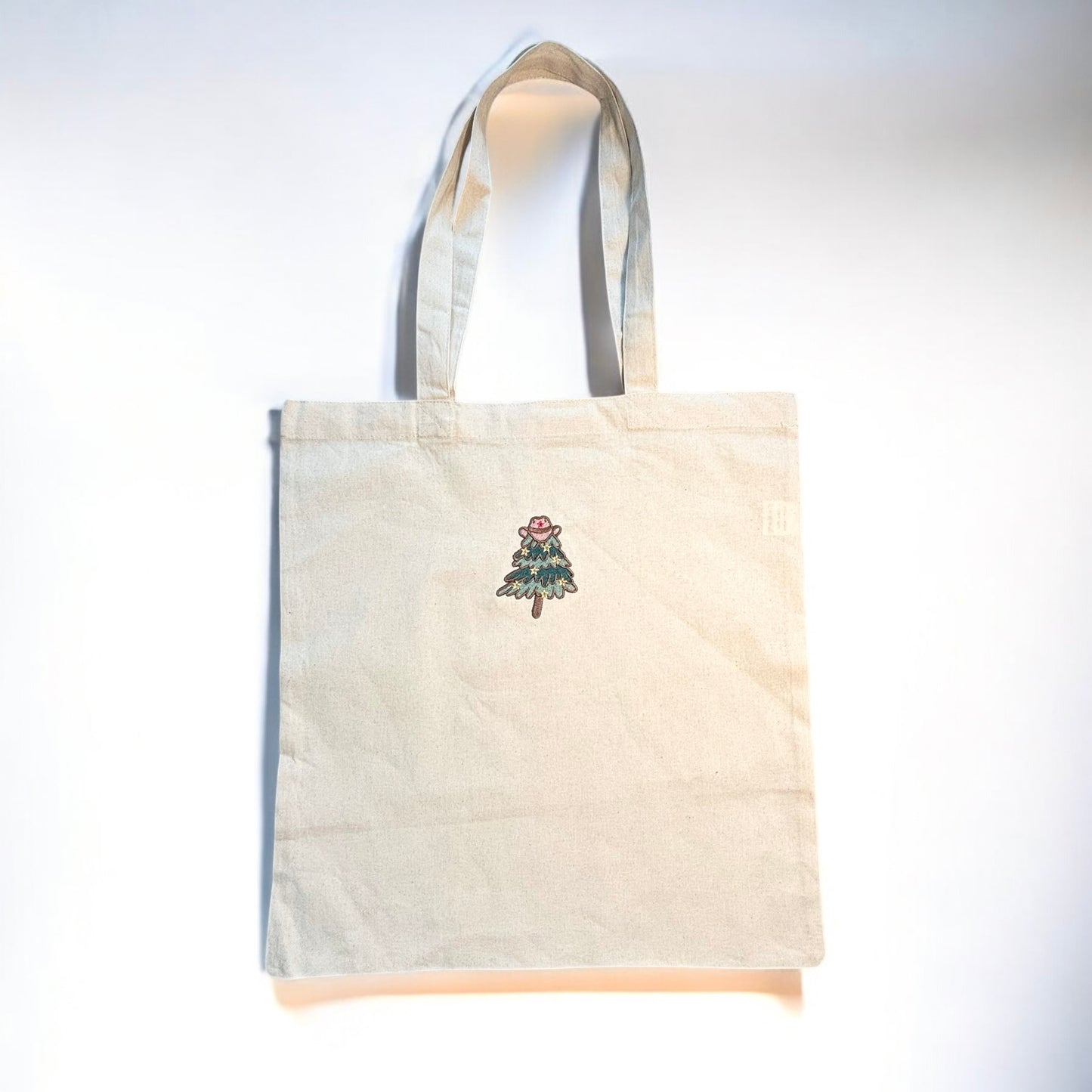 Cowgirl Christmas Tree Canvas Tote