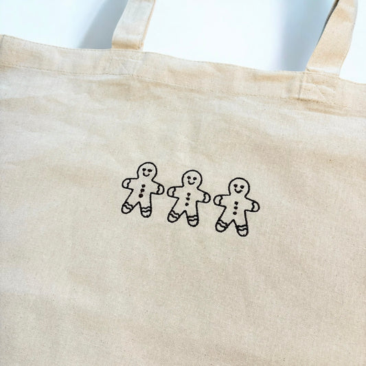 Gingerbread Canvas Tote